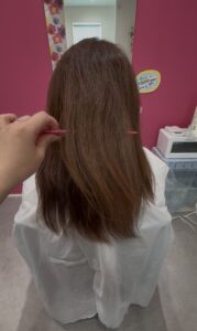 光市の美容室 hair salon Wのカット・カラー施工例